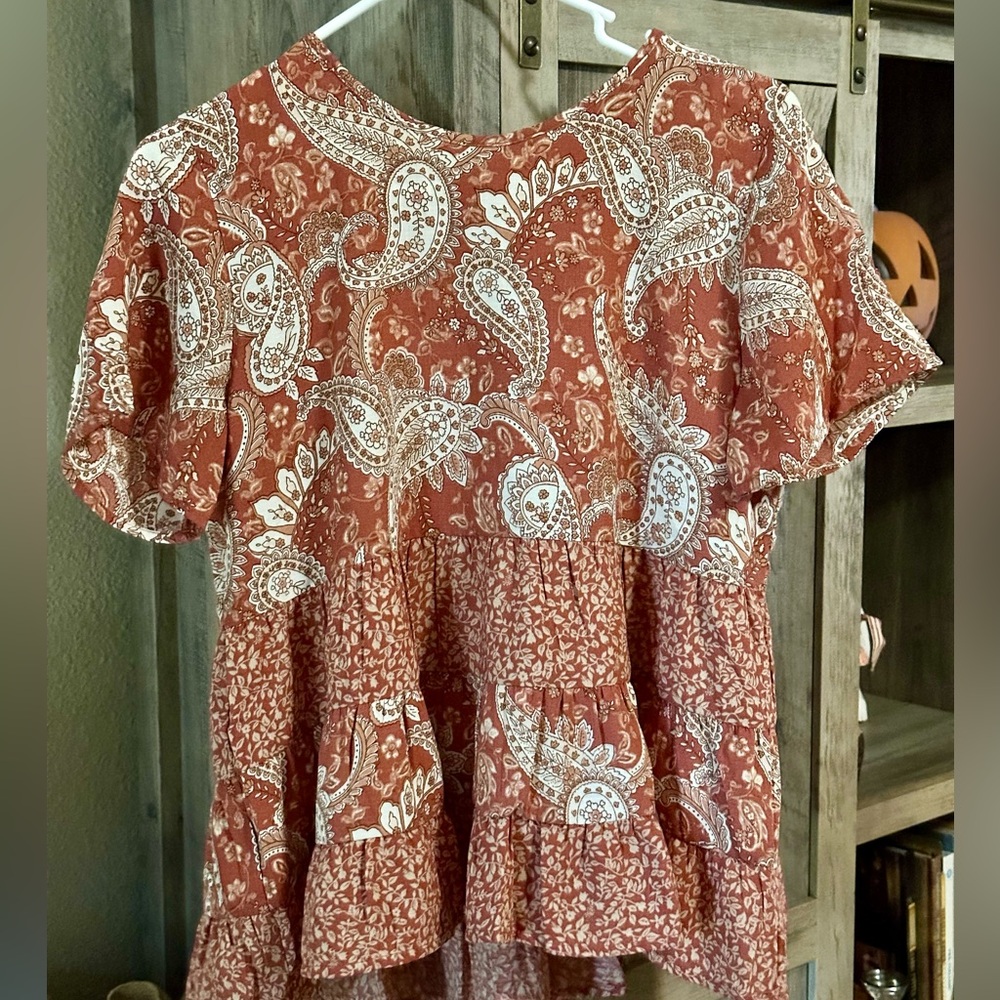 Fall Paisley Blouse